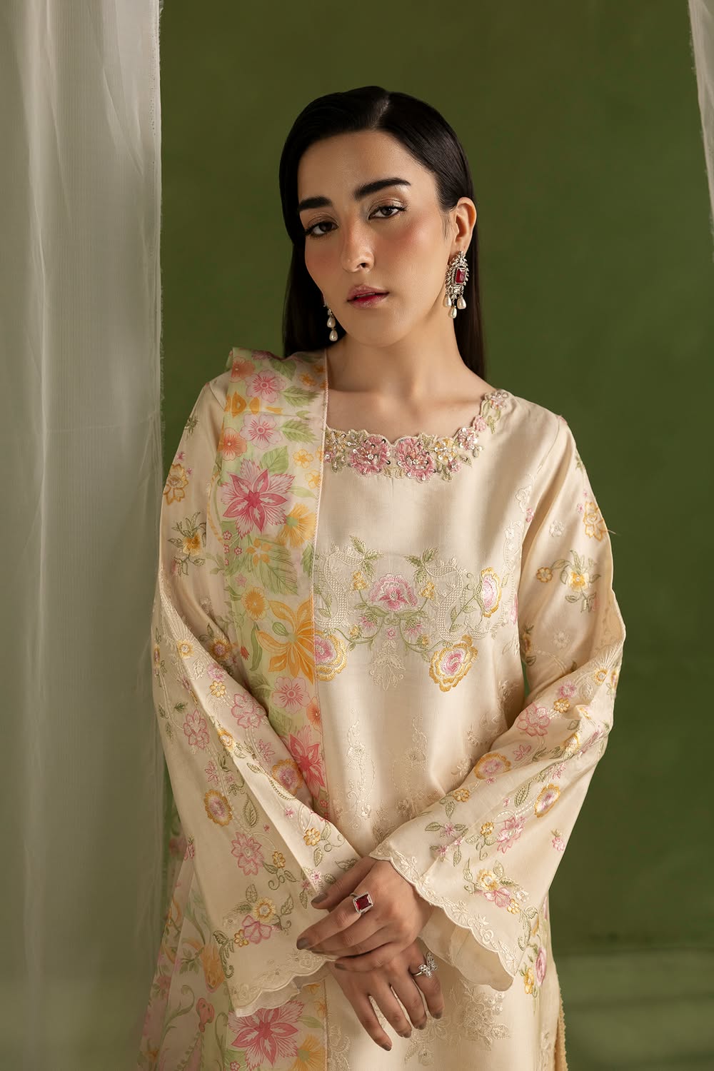 RajBari Silah Embroidered Luxury Formal Silk 3pc