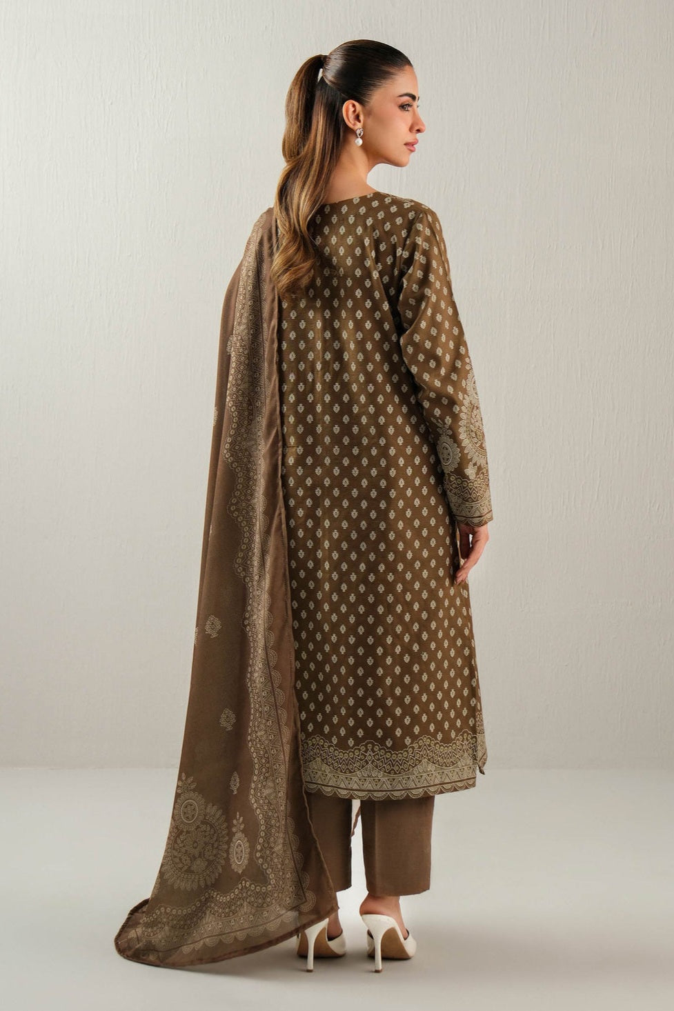 Lime Light Unstitched Printed Khaddar 3pc