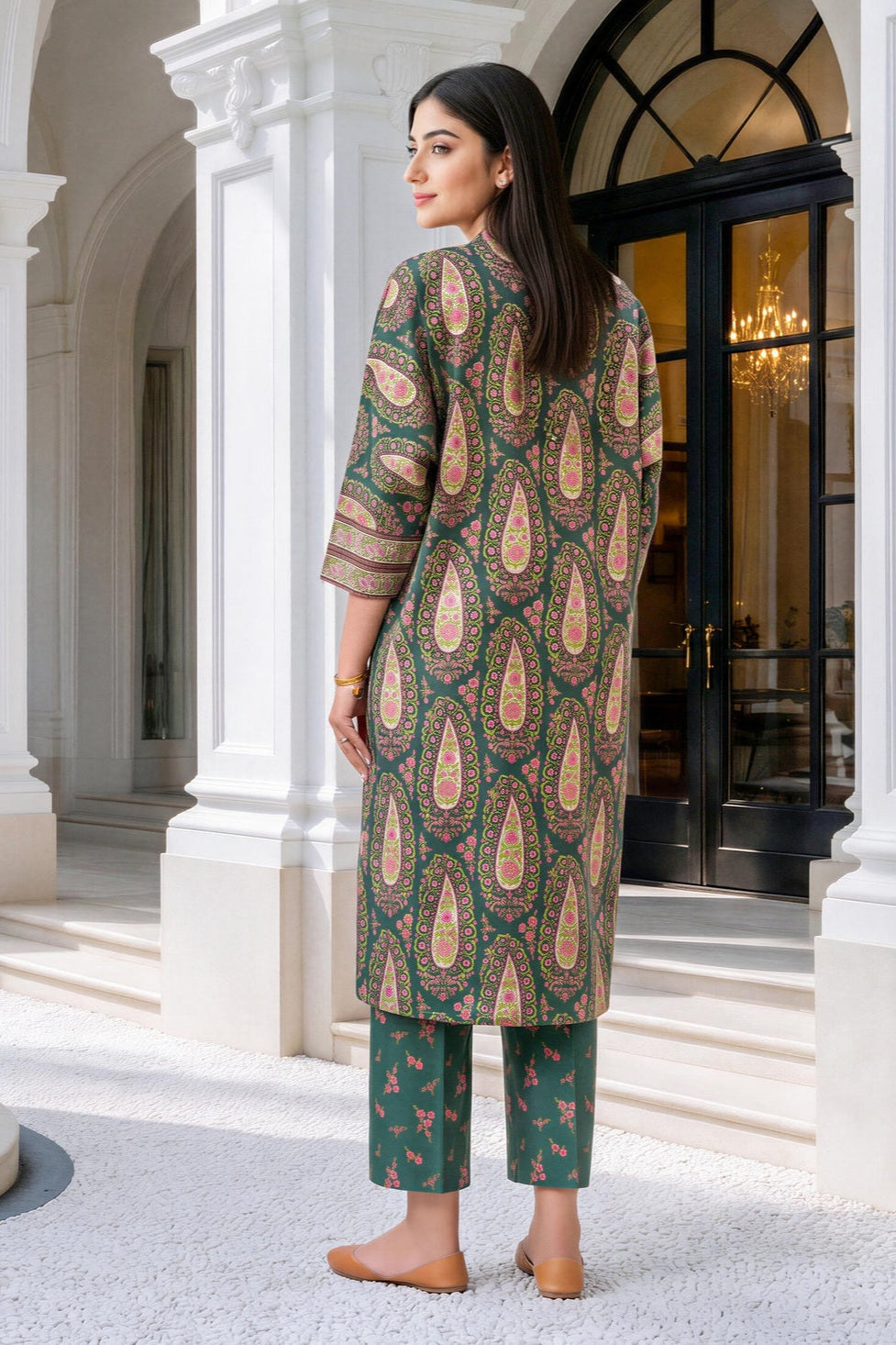 Lime Light Unstitched Printed Khaddar ST 2pc