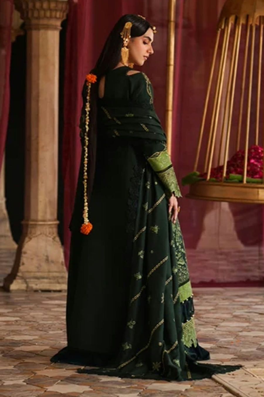 Mahnur Mastani Embroidered Luxury Karandi 3pc