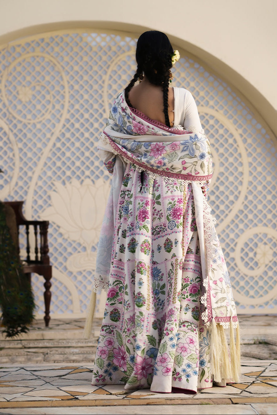 Mahnur Mastani Embroidered Luxury Karandi Unstitched 3pc