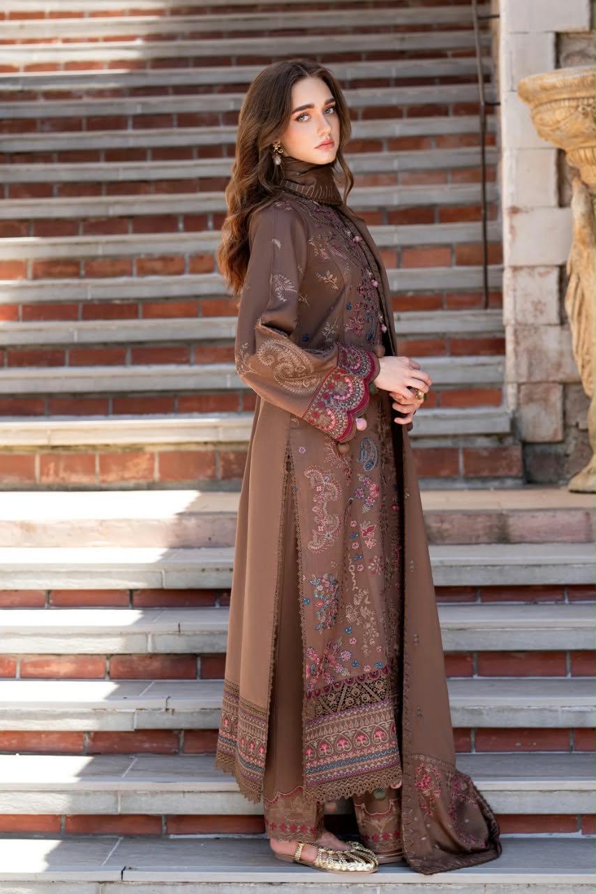 Florent Embroidered Luxury Unstitched Karandi 3pc