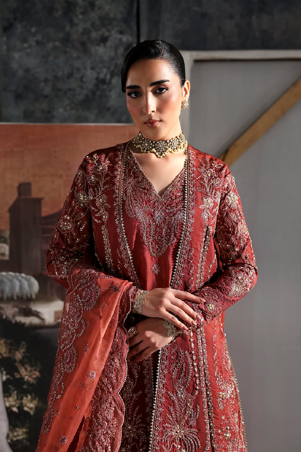 Zarposh Luxury Embroidered Unstitched 3pc