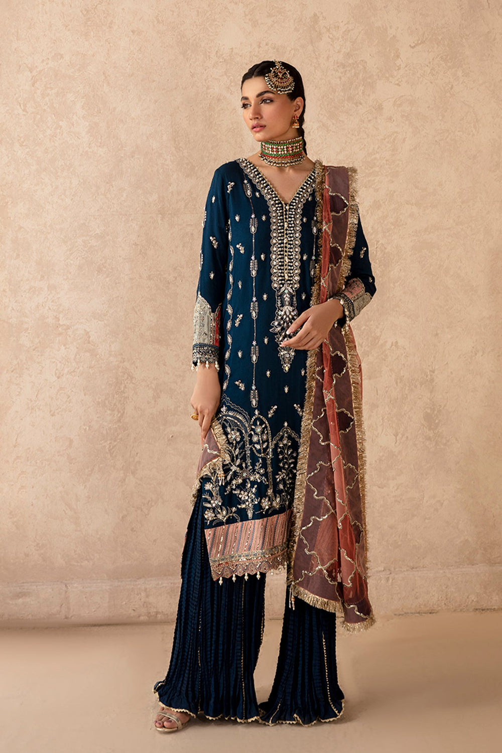 Zarposh Luxury Embroidered Unstitched 3pc