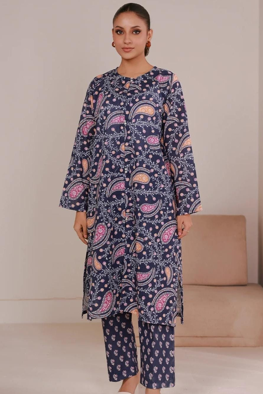Zellbury Stitched Printed Khaddar ST 2pc