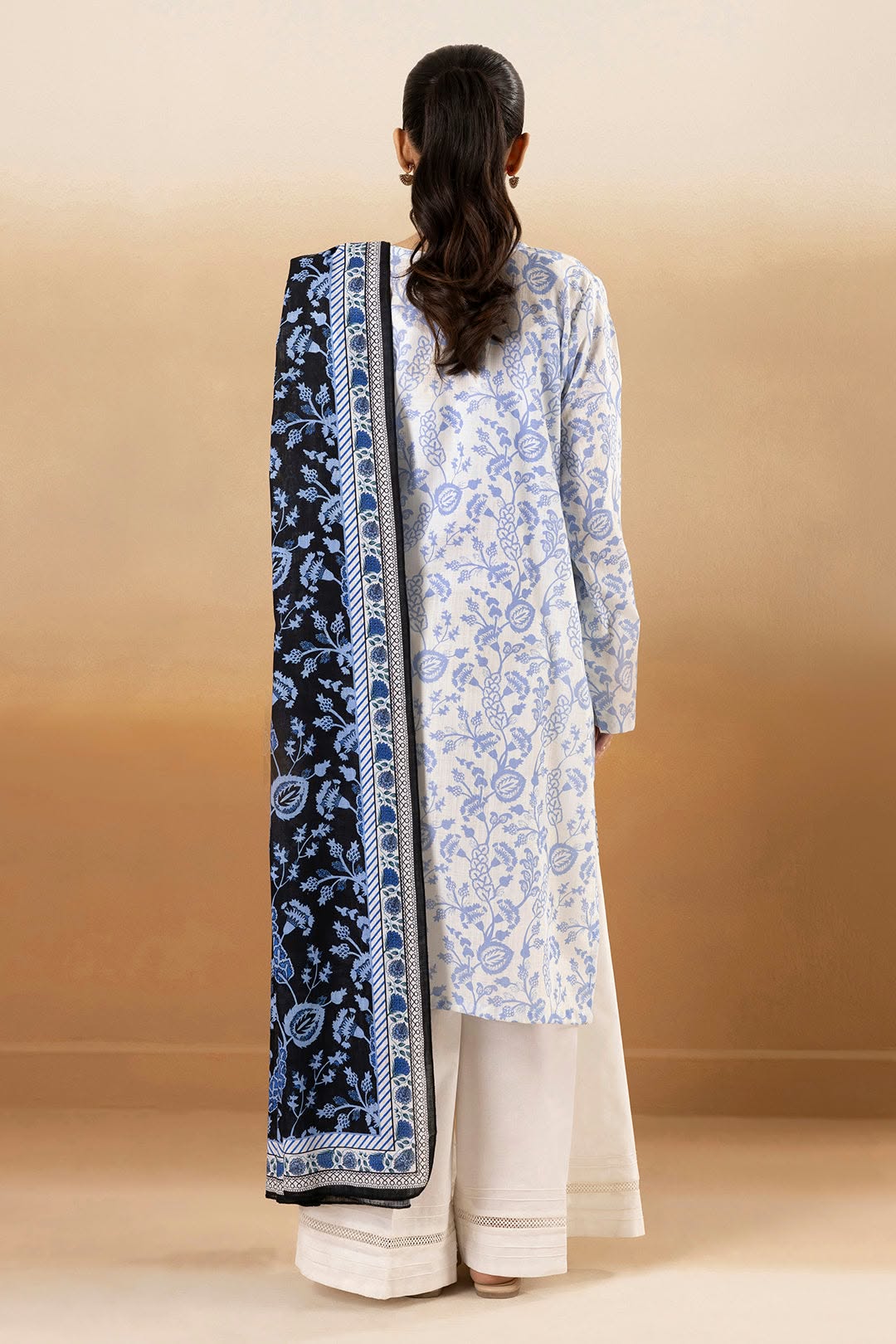 Zellbury Stitched Embroidered Khaddar SD 2pc