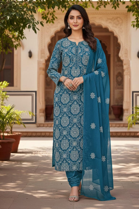 Bareeze Embroidered Lawn 3Pc