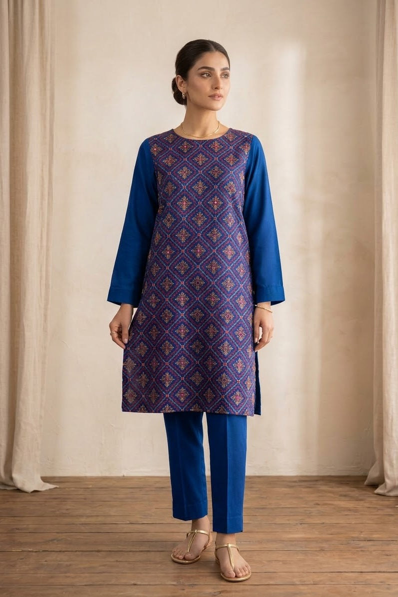 Bareeze Embroidered Karandi Unstitched ST 2pc