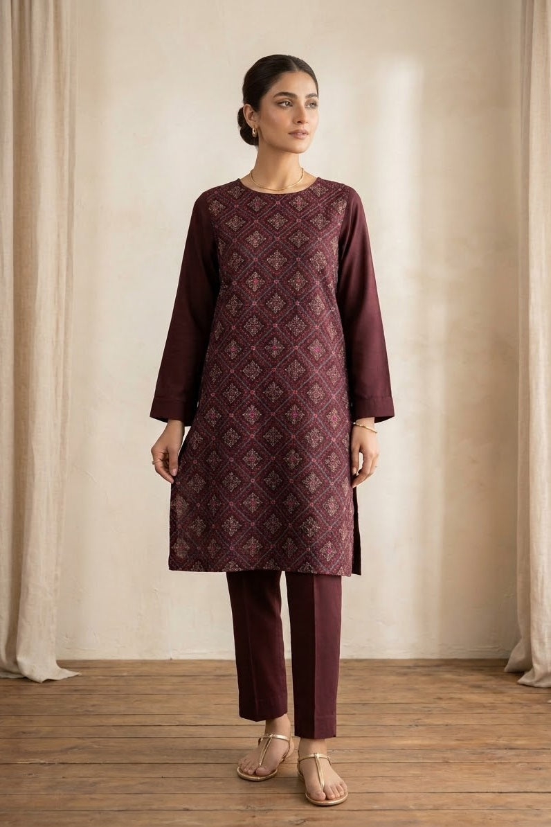 Bareeze Embroidered Karandi Unstitched ST 2pc