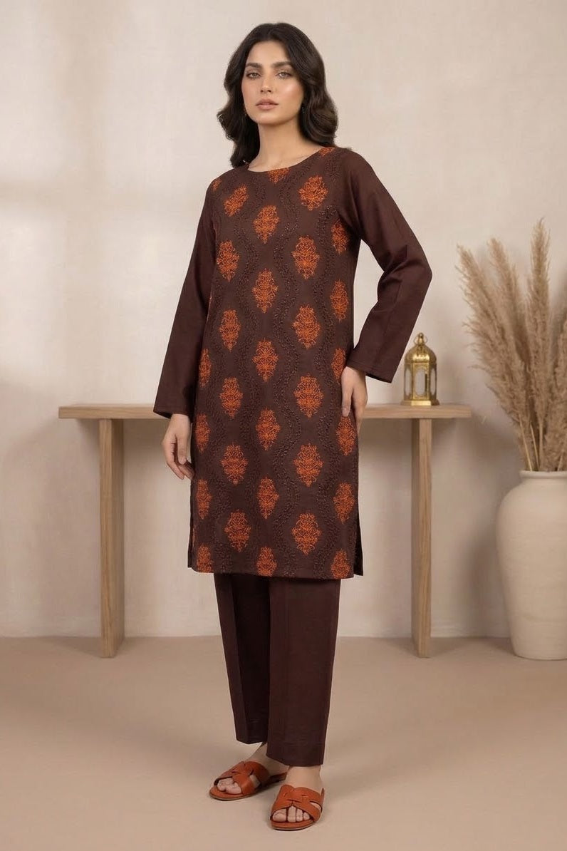 Bareeze Embroidered Karandi Unstitched ST 2pc