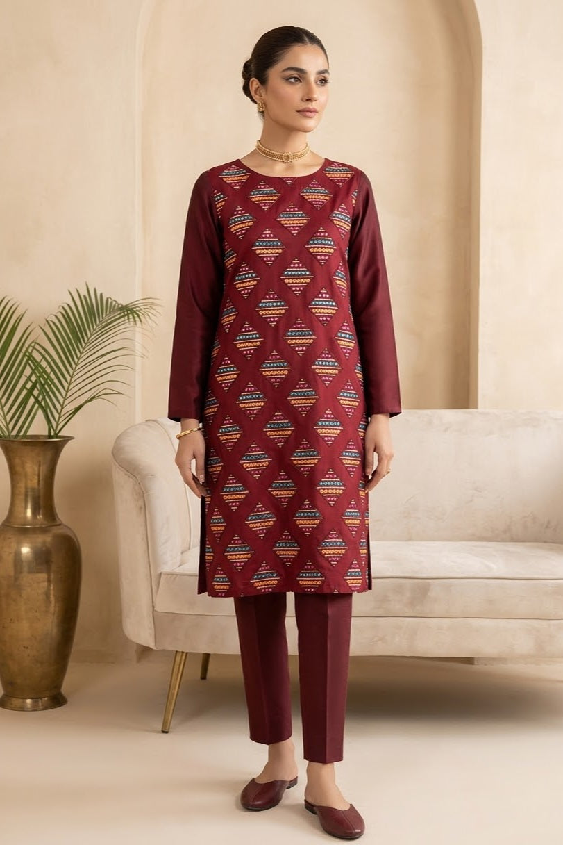 Bareeze Embroidered Karandi Unstitched ST 2pc