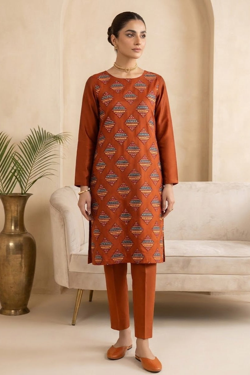 Bareeze Embroidered Karandi Unstitched ST 2pc