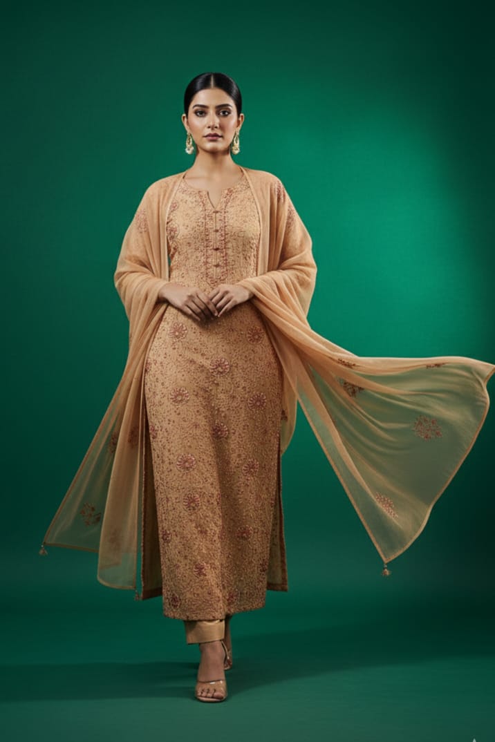 Bareeze Embroidered Lawn 3Pc