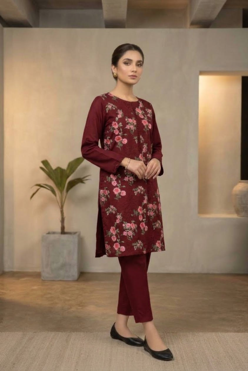 Bareeze Embroidered Karandi Unstitched ST 2pc