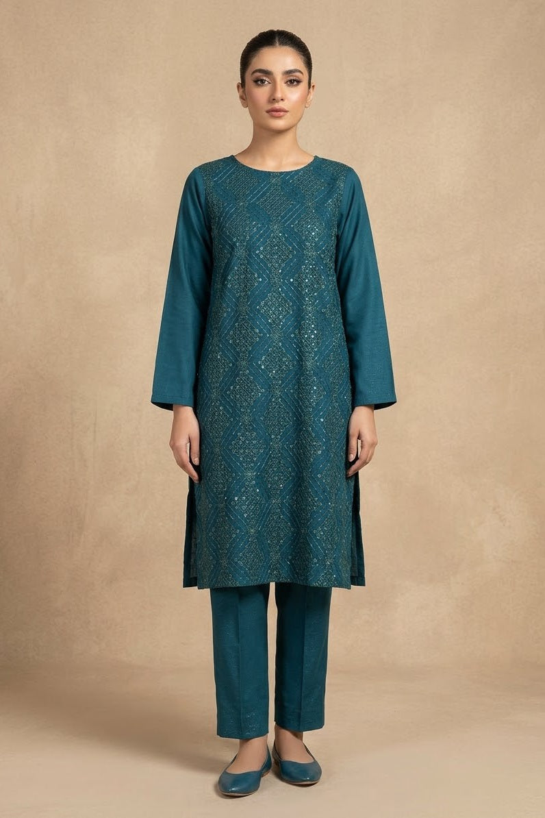 Bareeze Embroidered Karandi Unstitched ST 2pc