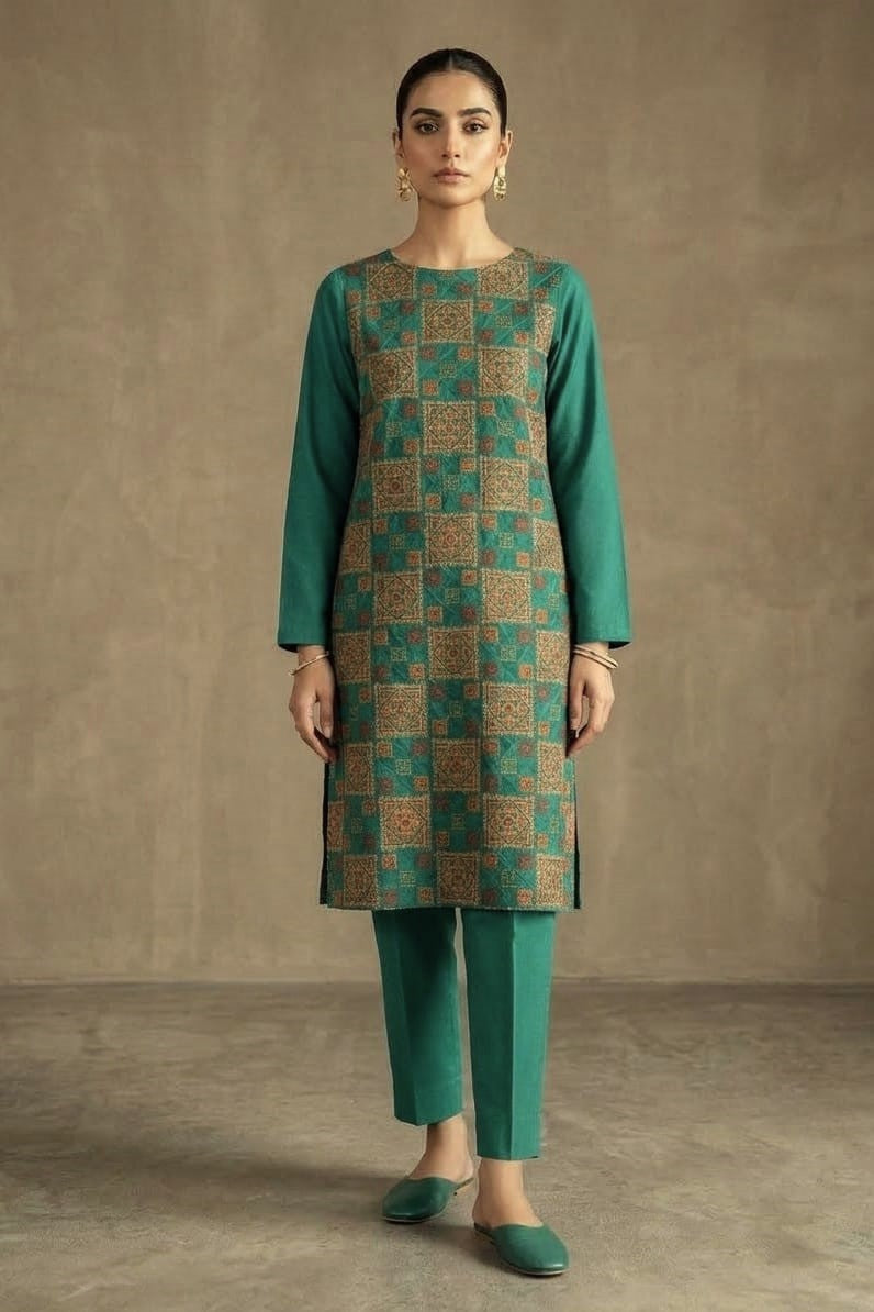 Bareeze Embroidered Karandi Unstitched ST 2pc