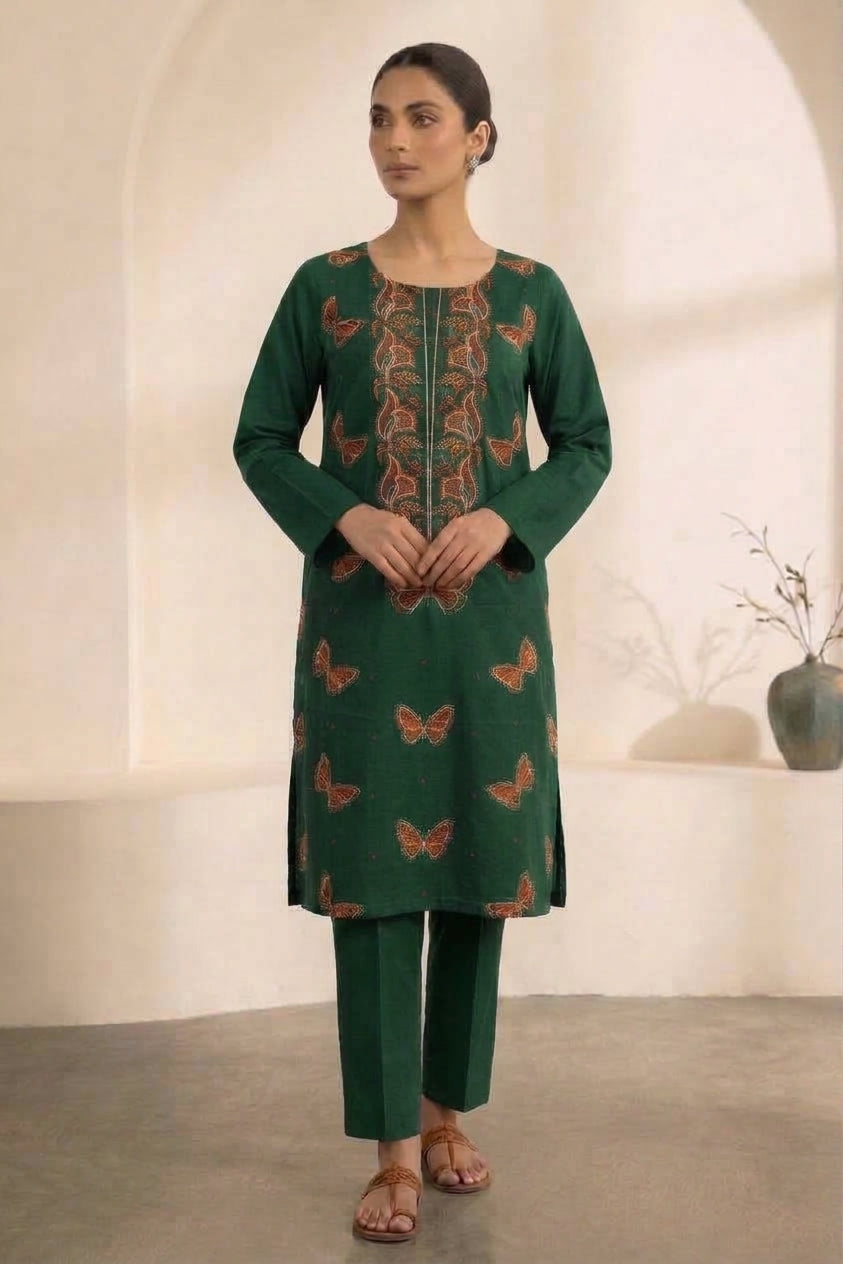 Bareeze Embroidered Karandi Unstitched ST 2pc