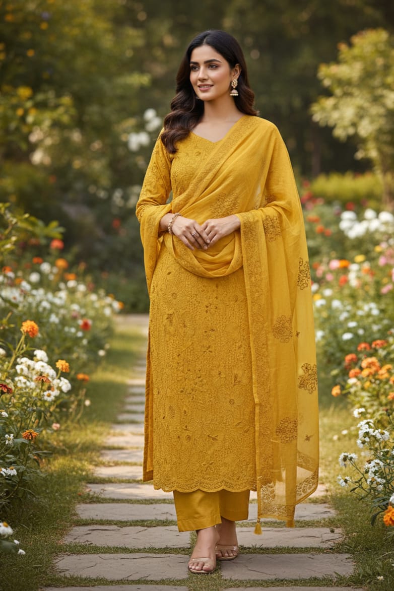 Bareeze Embroidered Lawn 3Pc