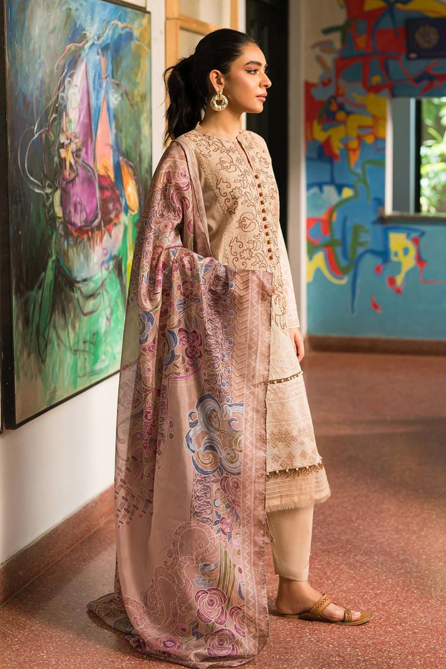 Embroidered Lawn Collection By DeCLARE