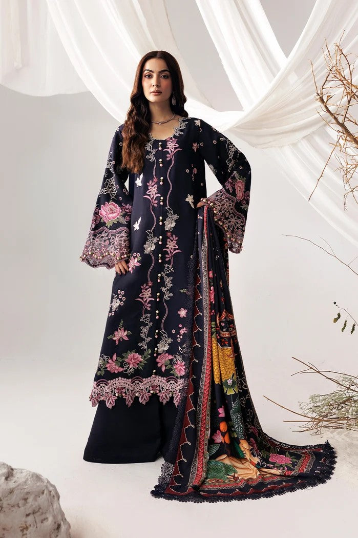Naqsh Allure Unstitch Luxury Embroidered Karandi 3pc