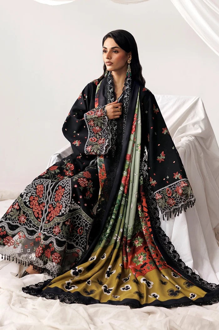 Naqsh Allure Unstitch Luxury Embroidered Karandi 3pc