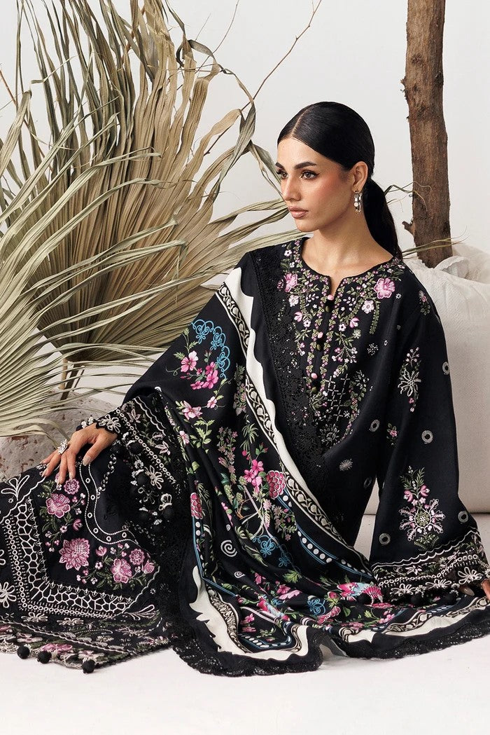 Naqsh Allure Unstitch Luxury Embroidered Karandi 3pc
