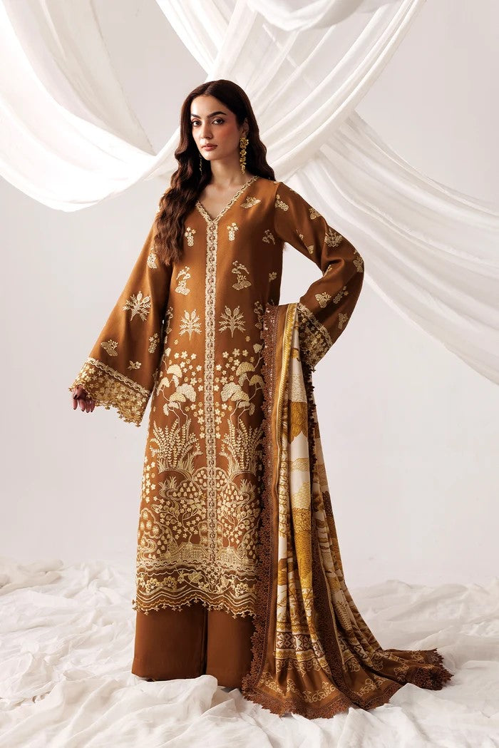 Naqsh Allure Unstitch Luxury Embroidered Karandi 3pc