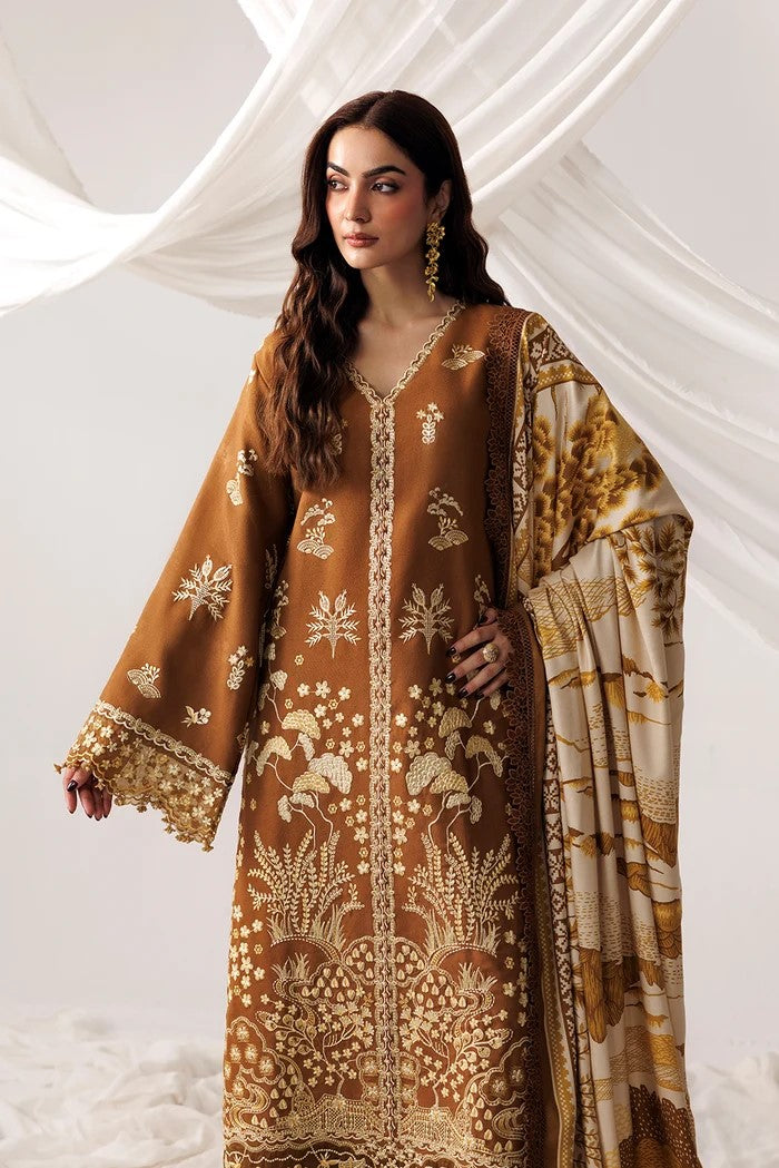 Naqsh Allure Unstitch Luxury Embroidered Karandi 3pc