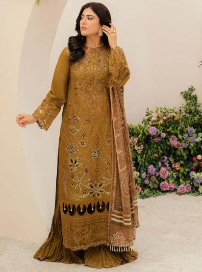 Mahnur Allenura Luxury Lawn Collection 3pc - Branded Cut Pieces