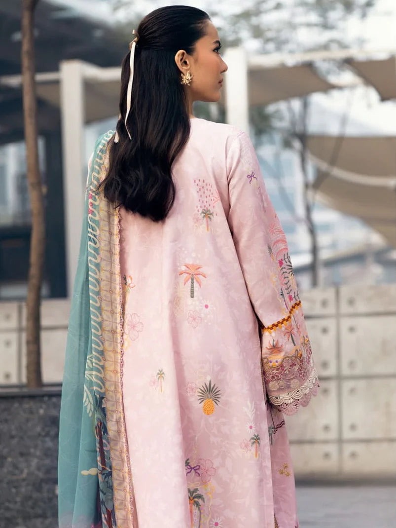 Florent Zync Embroidered Luxury Lawn 3pc