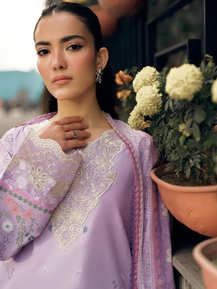 Florent Zync Embroidered Luxury Lawn 3pc