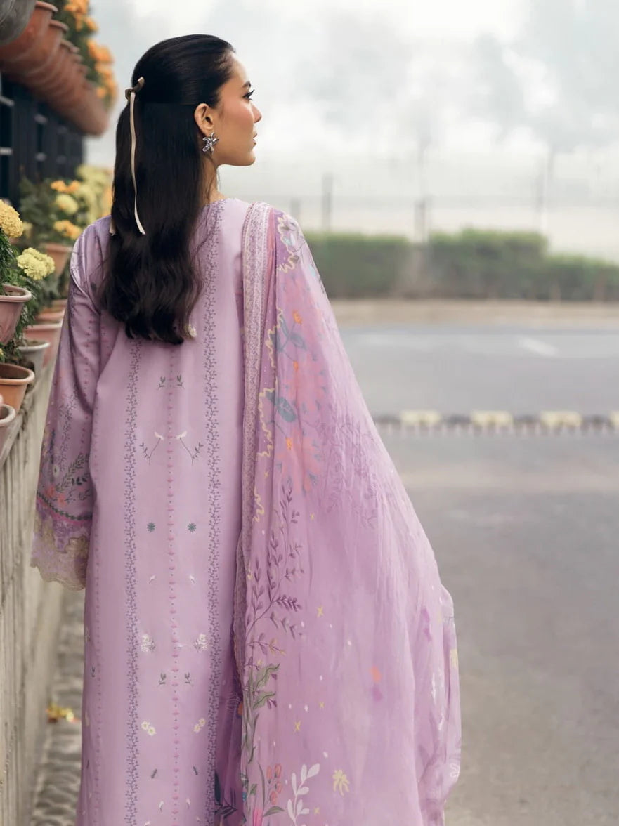 Florent Zync Embroidered Luxury Lawn 3pc