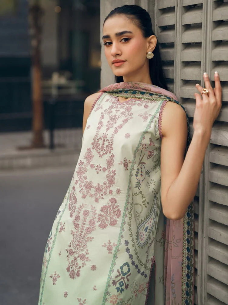 Florent Zync Embroidered Luxury Lawn 3pc