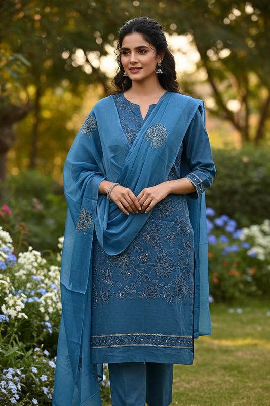 Bareeze Embroidered Lawn 3Pc