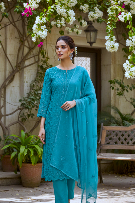 Bareeze Embroidered Lawn 3Pc