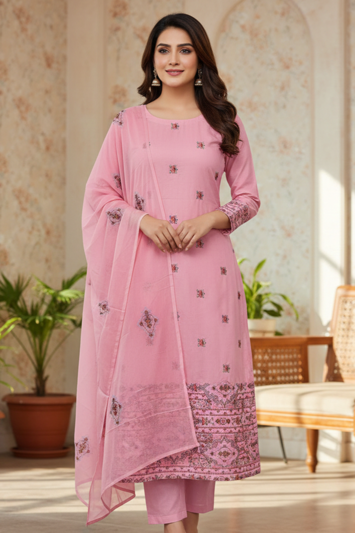 Bareeze Embroidered Lawn 3Pc