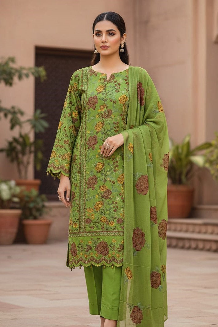 Bareeze Embroidered Lawn 3Pc