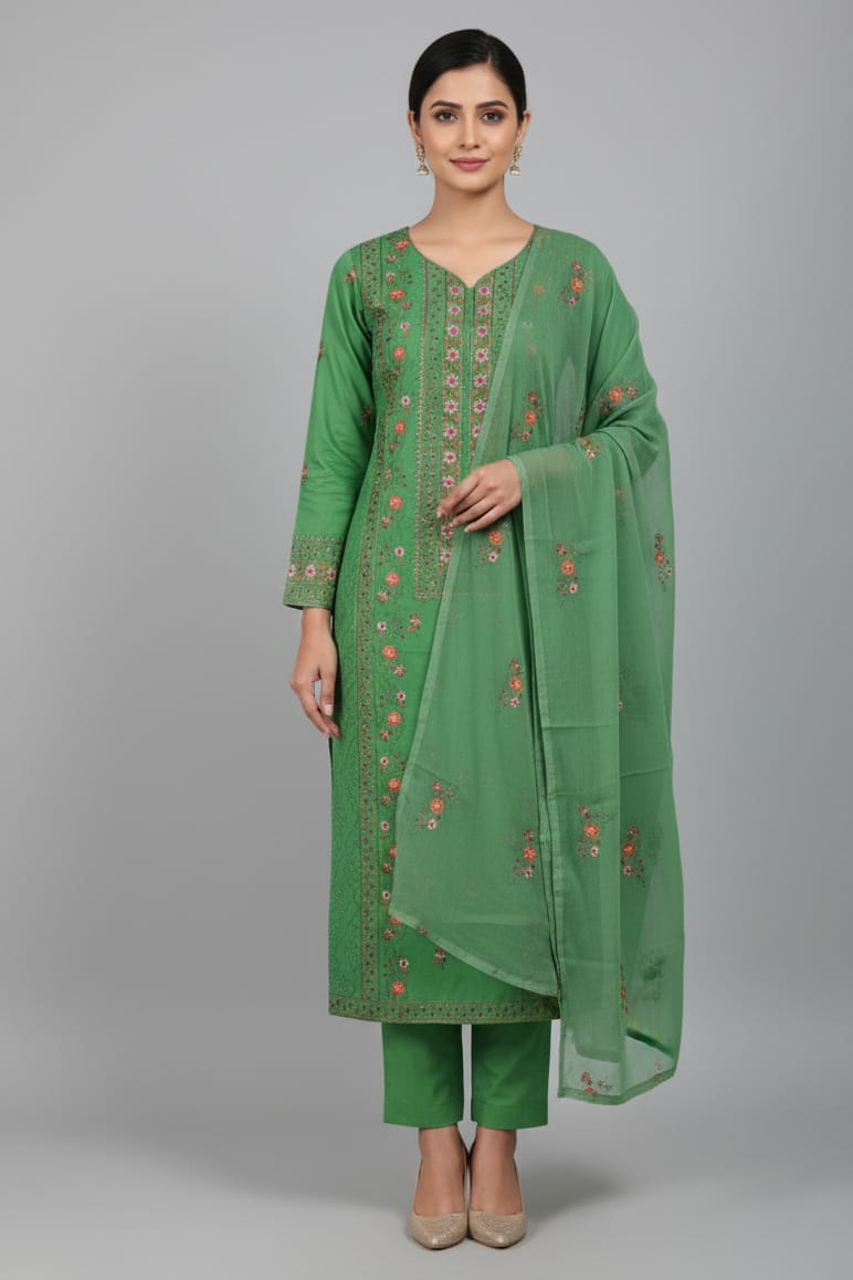 Bareeze Embroidered Lawn 3Pc