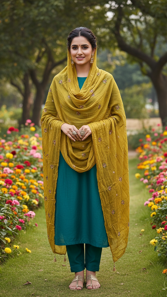 EMBROIDERED DUPATTA COLLECTION BY KAYSERIA By Branded Cut Pieces