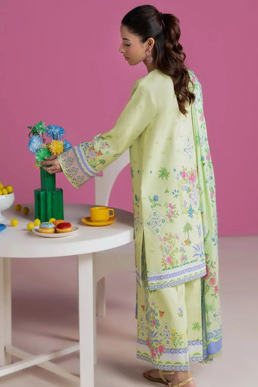 RajBari Amal Unstitched Printed Lawn 3pc