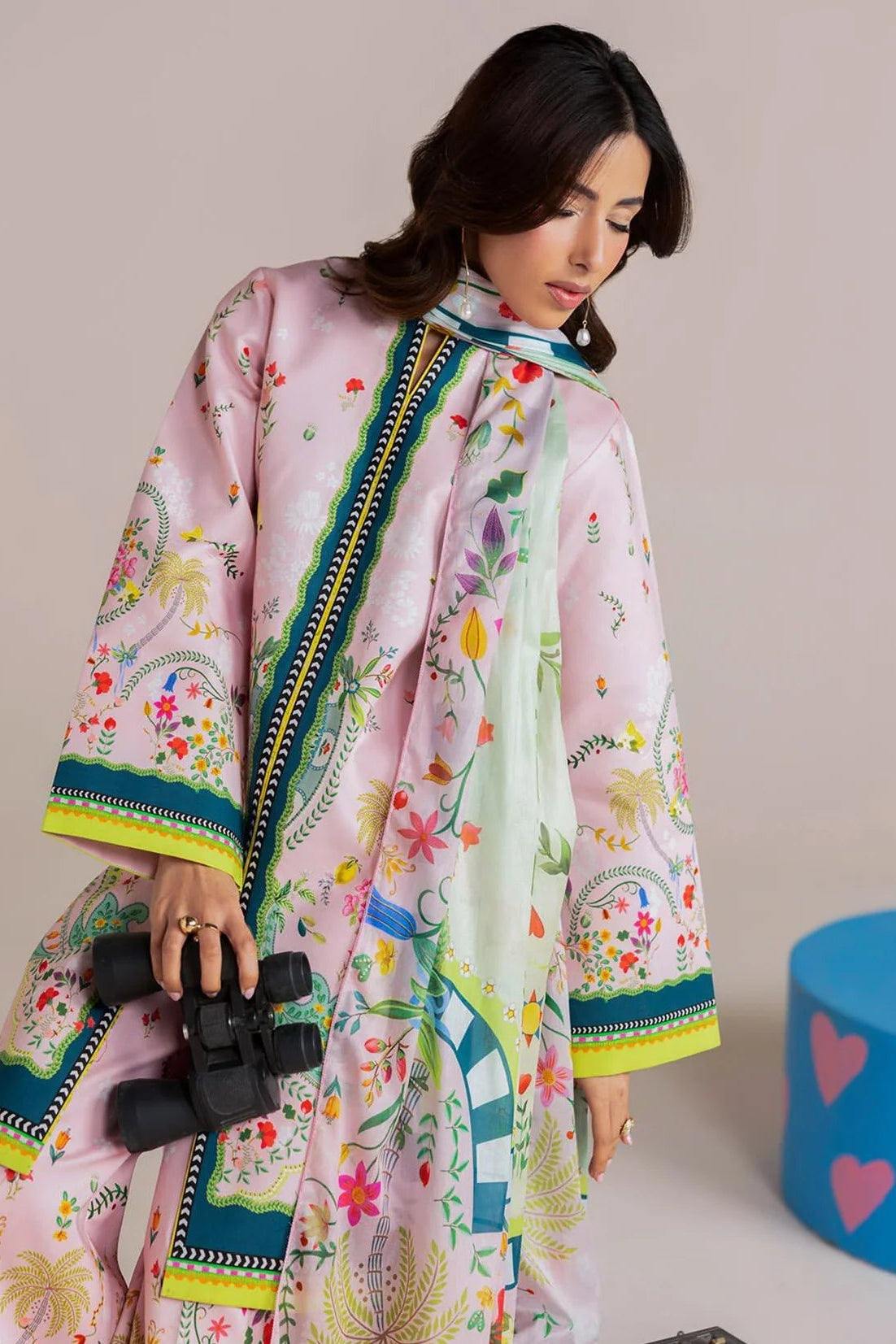 RajBari Amal Unstitched Printed Lawn 3pc