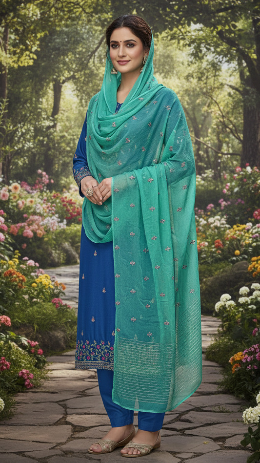 EMBROIDERED DUPATTA COLLECTION BY KAYSERIA By Branded Cut Pieces