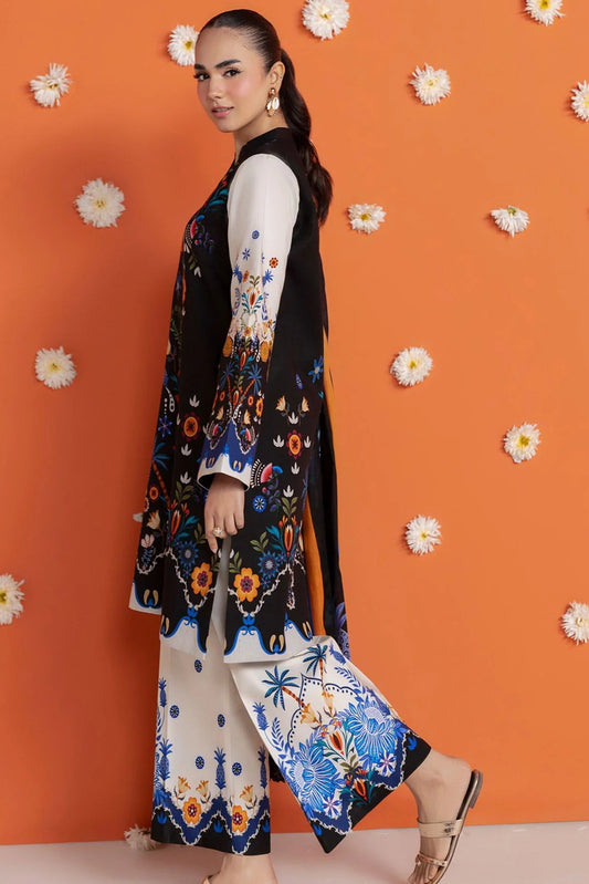 RajBari Amal Unstitched Printed Lawn 3pc