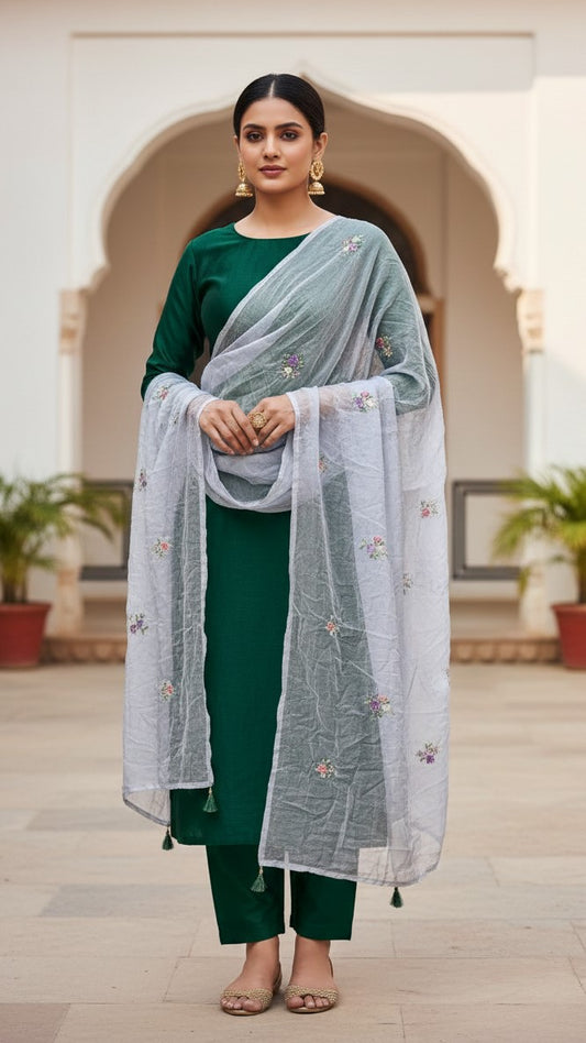 EMBROIDERED DUPATTA COLLECTION BY KAYSERIA By Branded Cut Pieces
