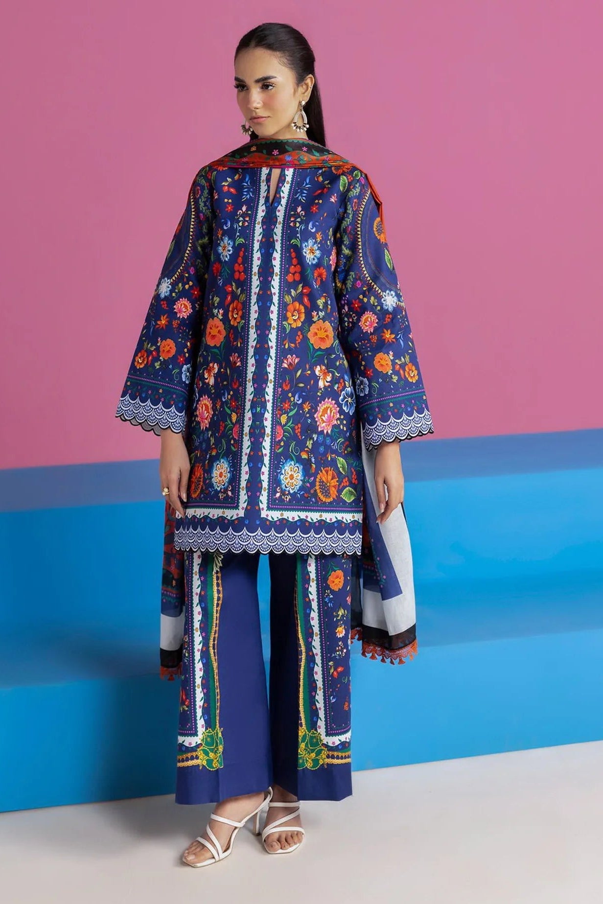 RajBari Amal Unstitched Printed Lawn 3pc