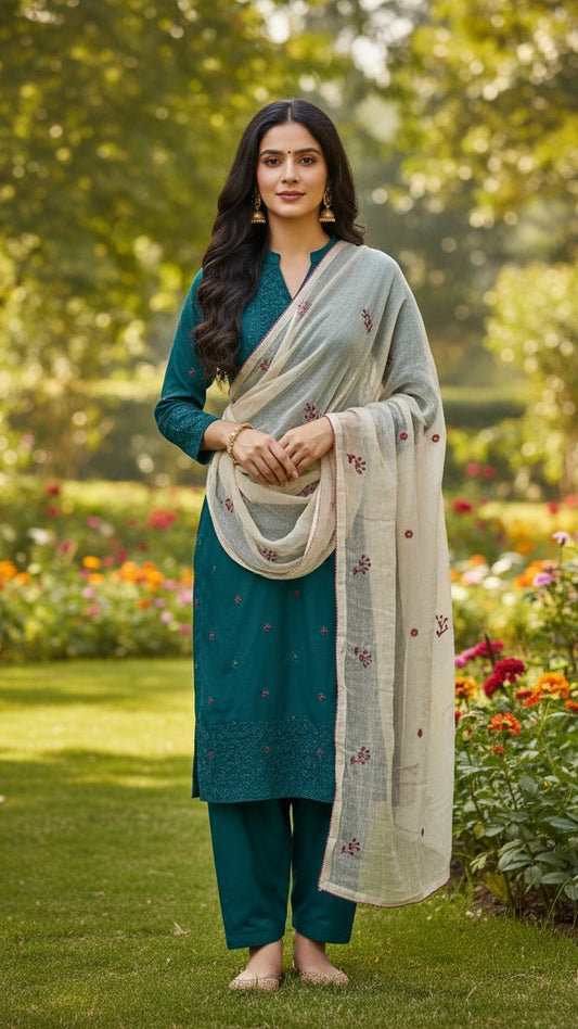 EMBROIDERED DUPATTA COLLECTION BY KAYSERIA By Branded Cut Pieces