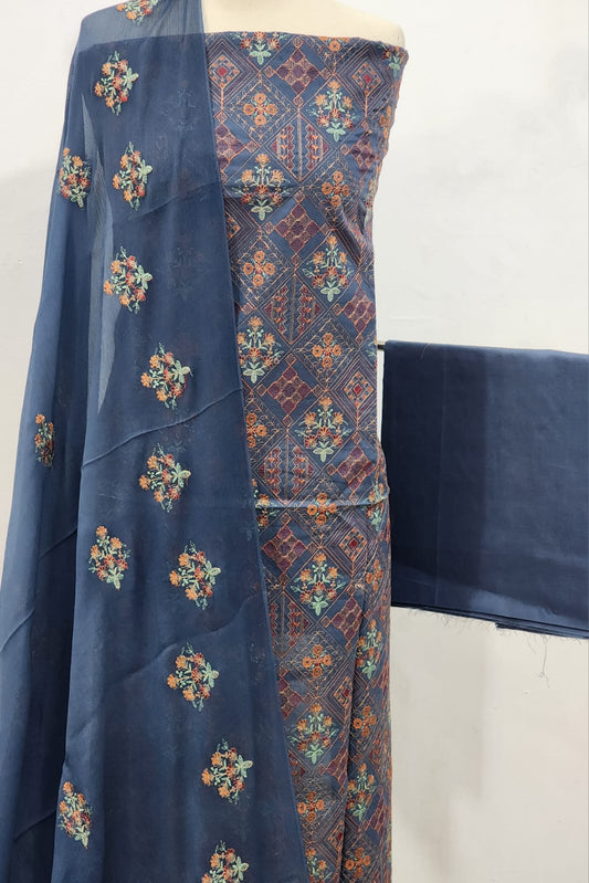 Bareeze Embroidered Lawn 3Pc