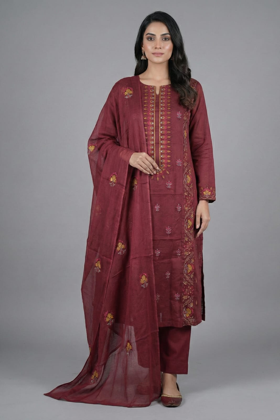 Bareeze Embroidered Lawn 3Pc