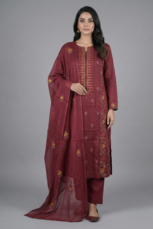 Bareeze Embroidered Lawn 3Pc
