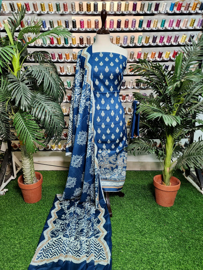 Mix Brand Printed Lawn 3pc - Branded Cut Pieces